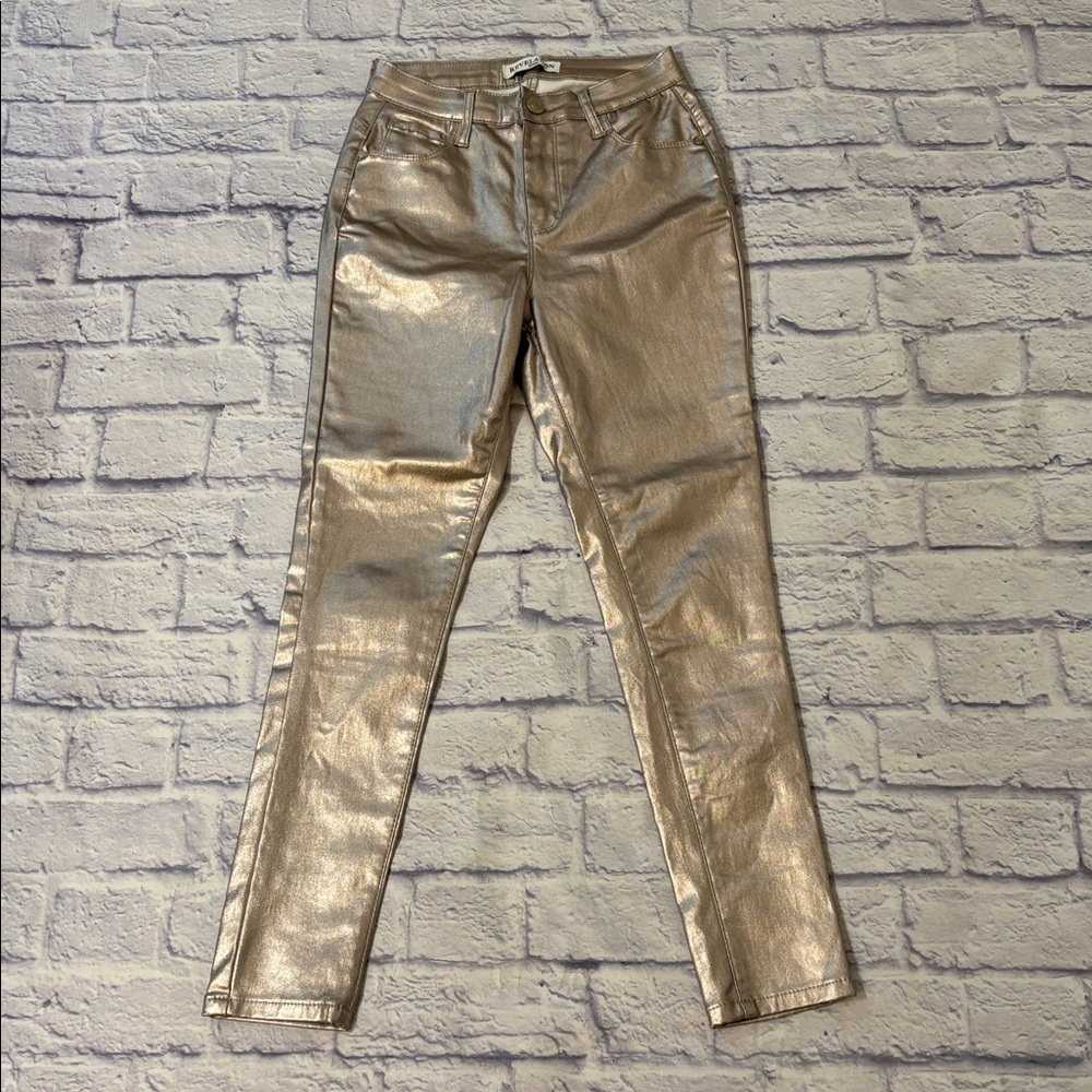 Metallic Skinny Jeans
